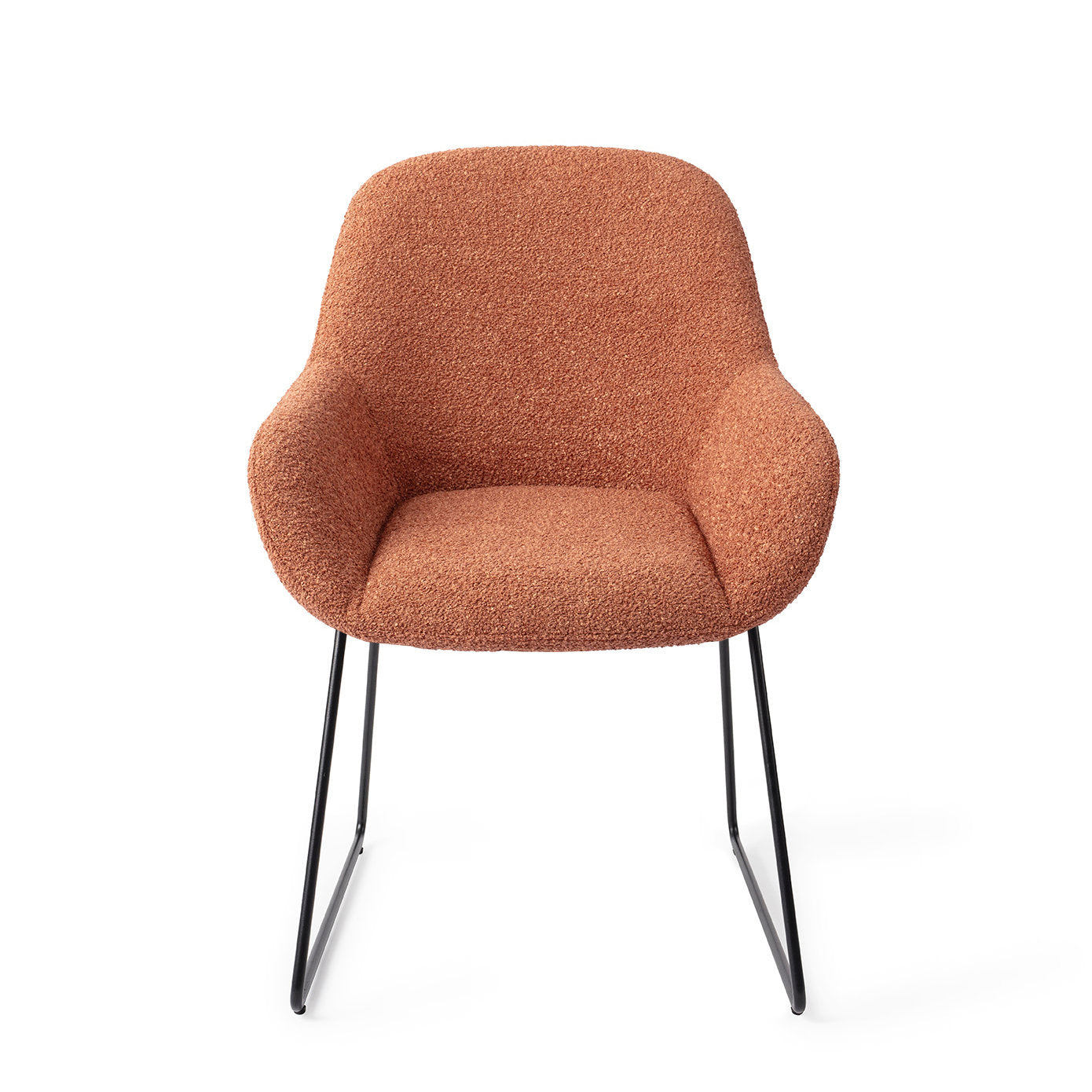 Jesper Home Kushi Amber Autumn Eetkamerstoel - Slide Black - KwaliteitWonen.nl