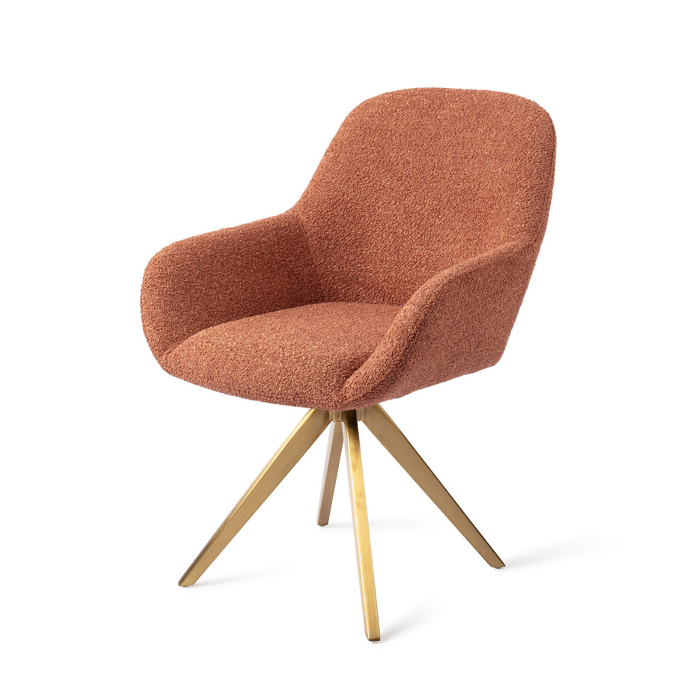 Jesper Home Kushi Amber Autumn Eetkamerstoel - Turn Gold - KwaliteitWonen.nl