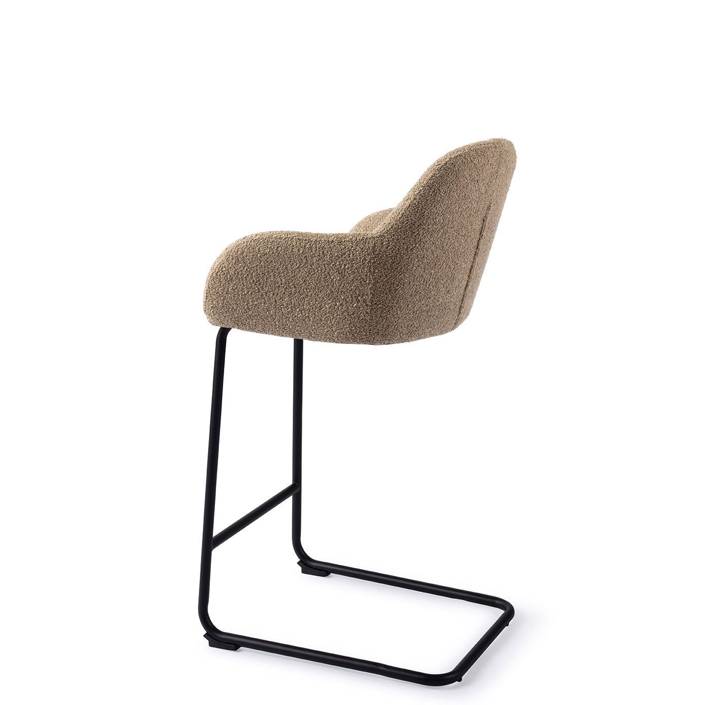 Jesper Home Kushi Moss Meadow Barkruk (L) - Counter Arch Black - KwaliteitWonen.nl