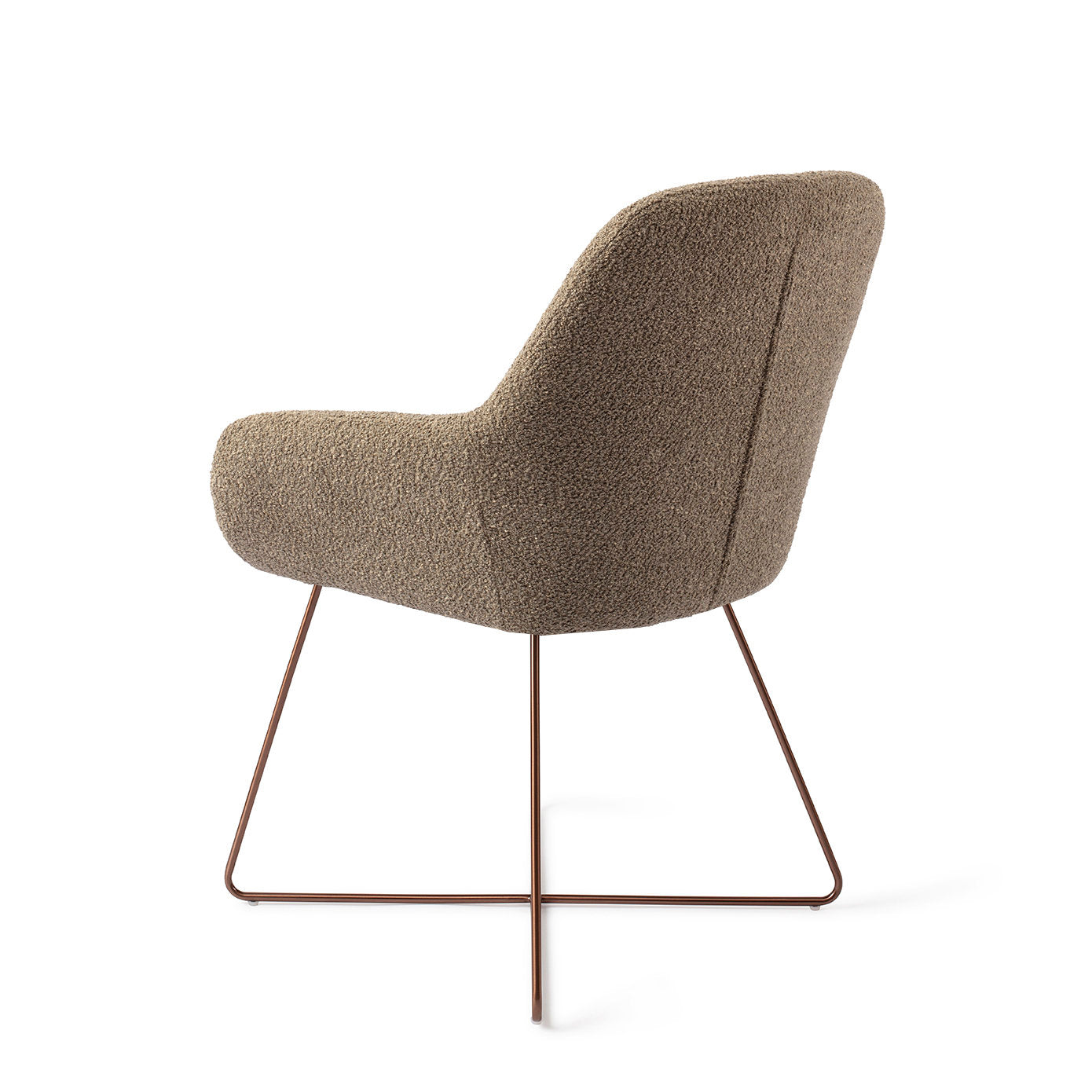Jesper Home Kushi Moss Meadow Eetkamerstoel - Cross Rose - KwaliteitWonen.nl