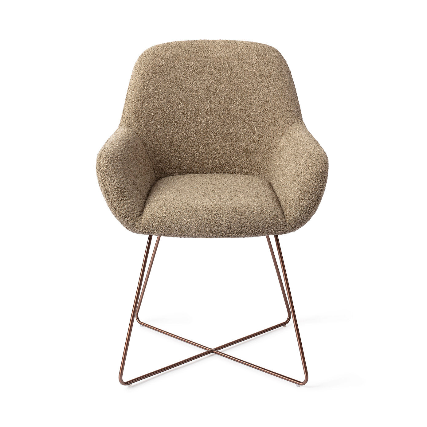 Jesper Home Kushi Moss Meadow Eetkamerstoel - Cross Rose - KwaliteitWonen.nl