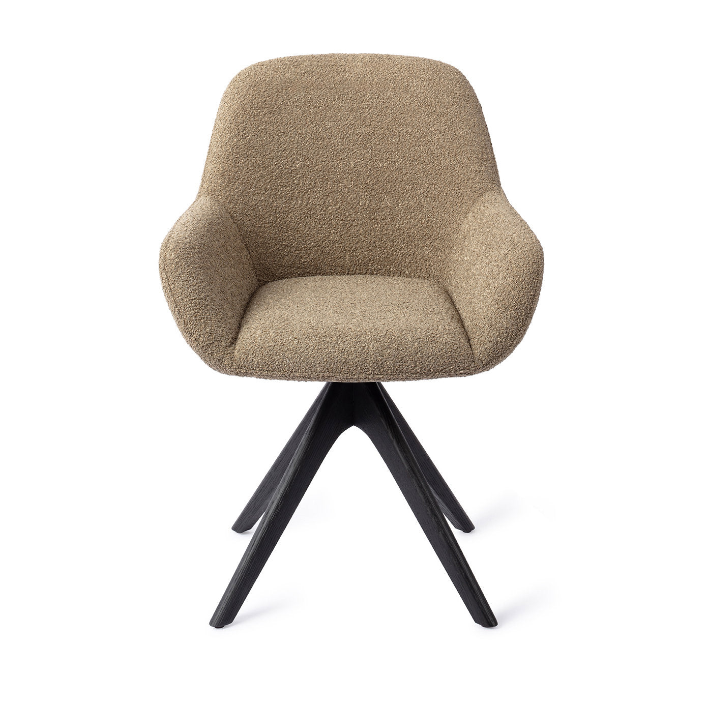 Jesper Home Kushi Moss Meadow Eetkamerstoel - Revolve Oak Black - KwaliteitWonen.nl