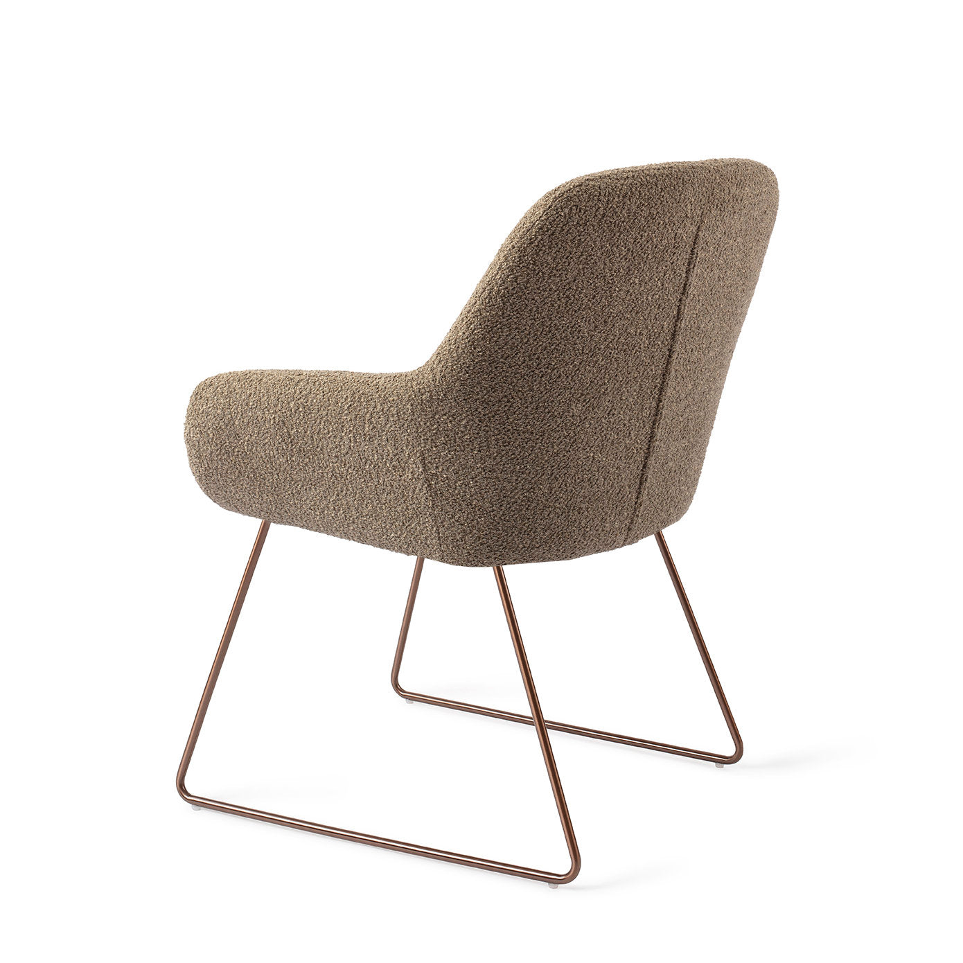 Jesper Home Kushi Moss Meadow Eetkamerstoel - Slide Rose - KwaliteitWonen.nl