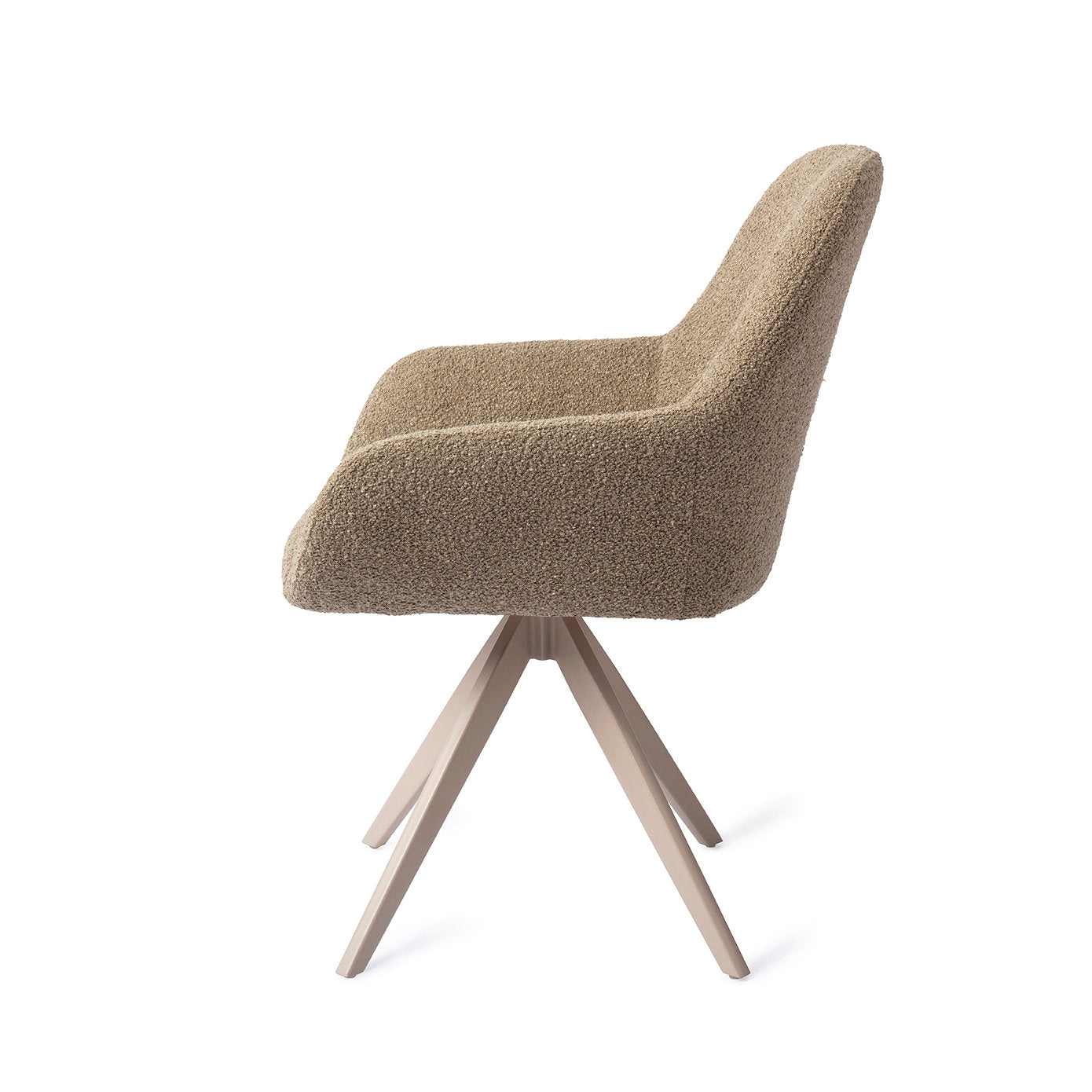 Jesper Home Kushi Moss Meadow Eetkamerstoel - Turn Beige - KwaliteitWonen.nl
