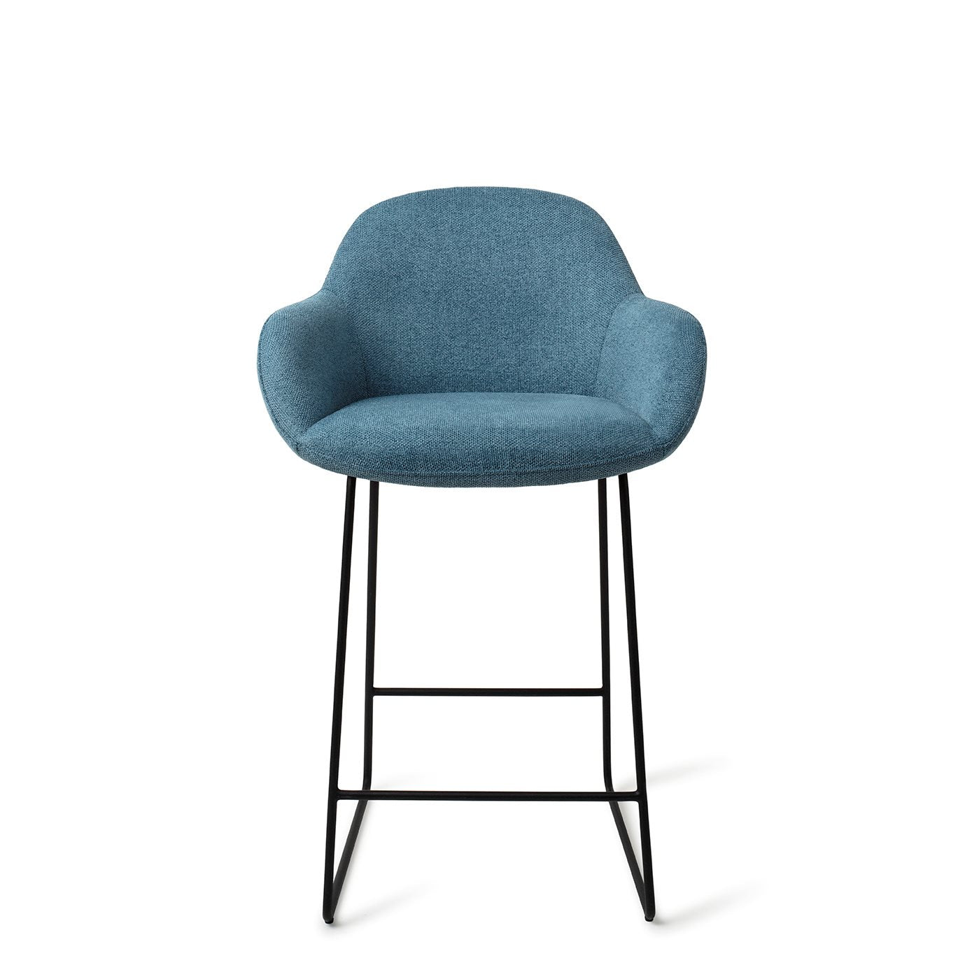 Jesper Home Kushi Ocean Eyes Barkruk - Slide Black (L) - KwaliteitWonen.nl