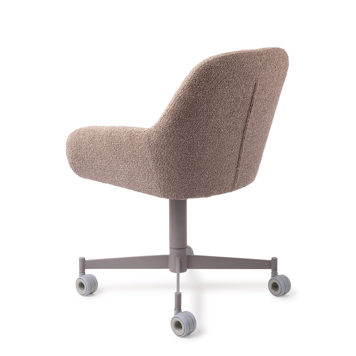 Jesper Home Kushi Stone Haze Eetkamerstoel - Caster Grey - KwaliteitWonen.nl
