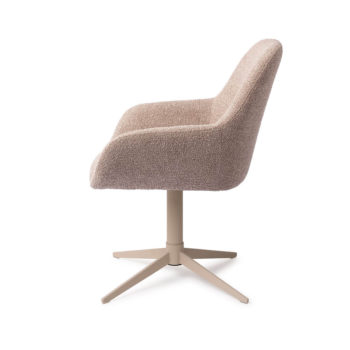Jesper Home Kushi Stone Haze Eetkamerstoel - Quad Beige - KwaliteitWonen.nl