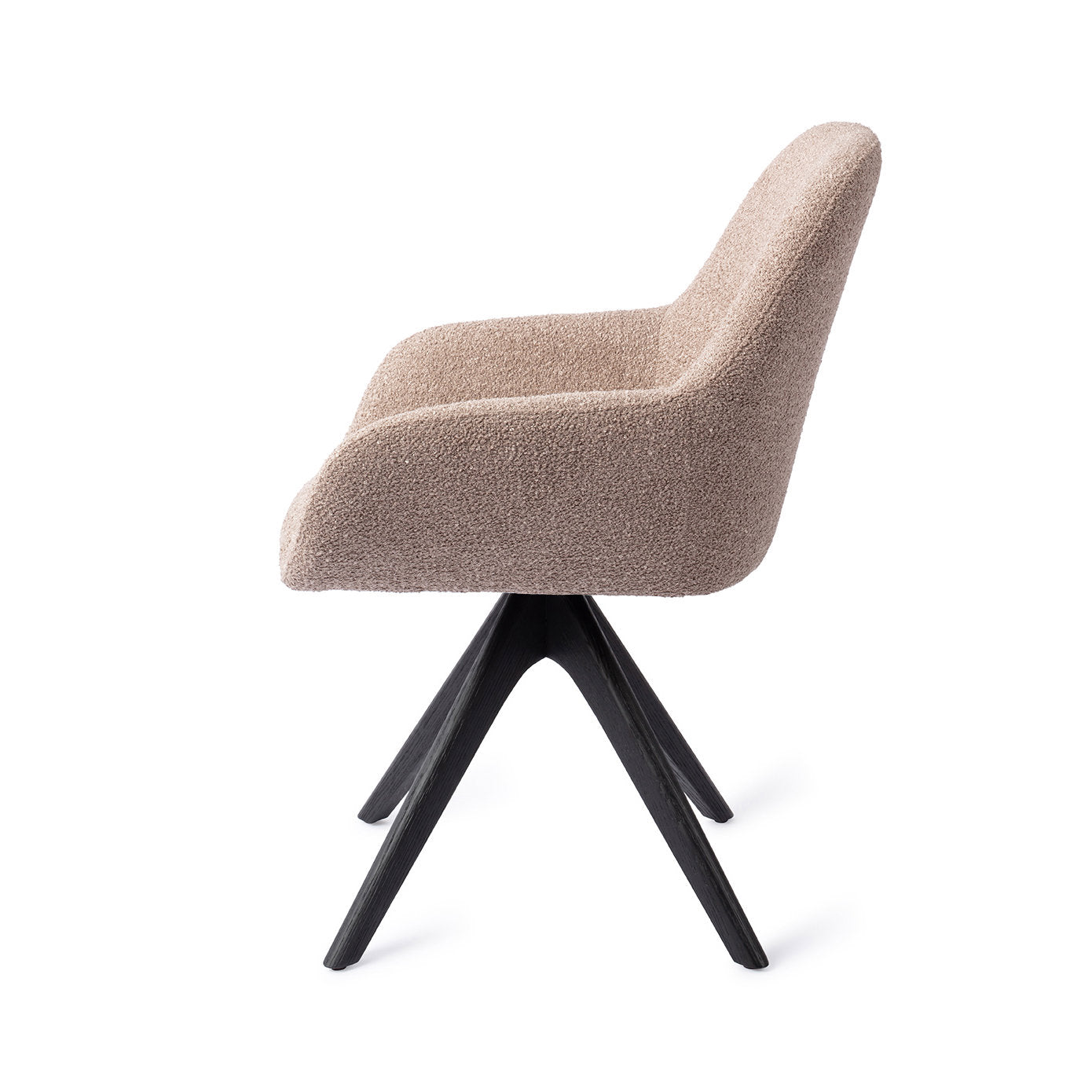 Jesper Home Kushi Stone Haze Eetkamerstoel - Revolve Oak Black - KwaliteitWonen.nl