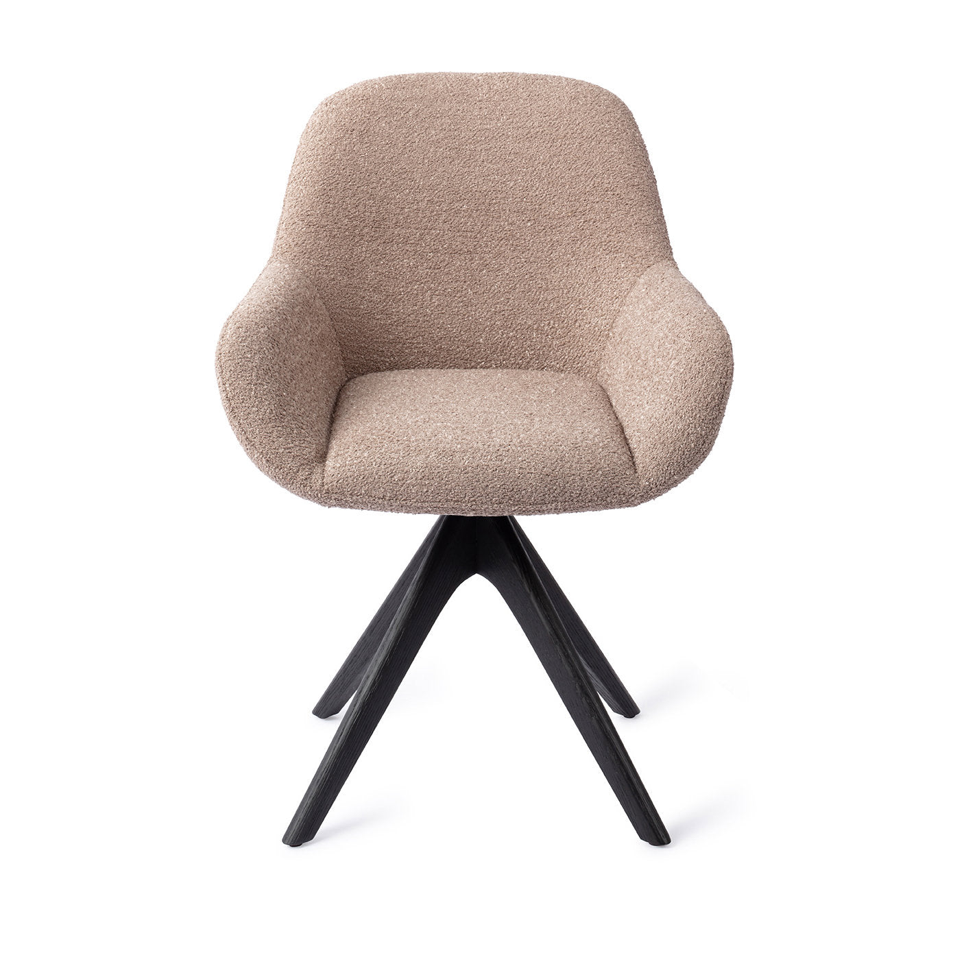 Jesper Home Kushi Stone Haze Eetkamerstoel - Revolve Oak Black - KwaliteitWonen.nl