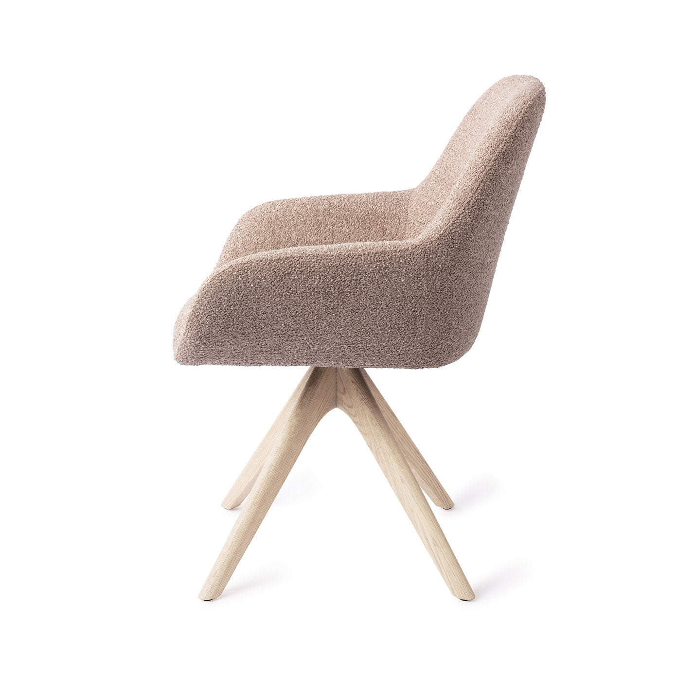 Jesper Home Kushi Stone Haze Eetkamerstoel - Revolve Oak Bleach - KwaliteitWonen.nl