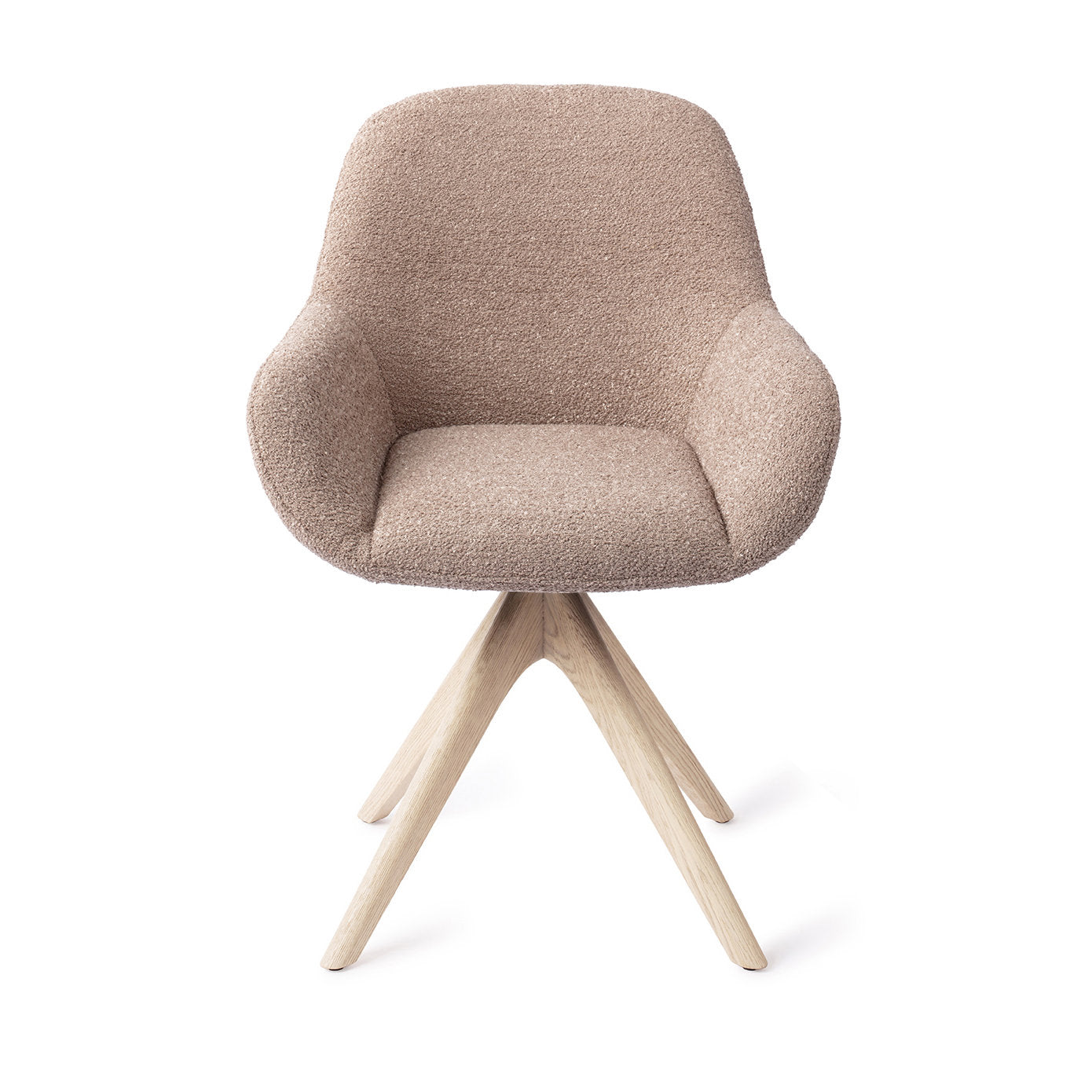 Jesper Home Kushi Stone Haze Eetkamerstoel - Revolve Oak Bleach - KwaliteitWonen.nl