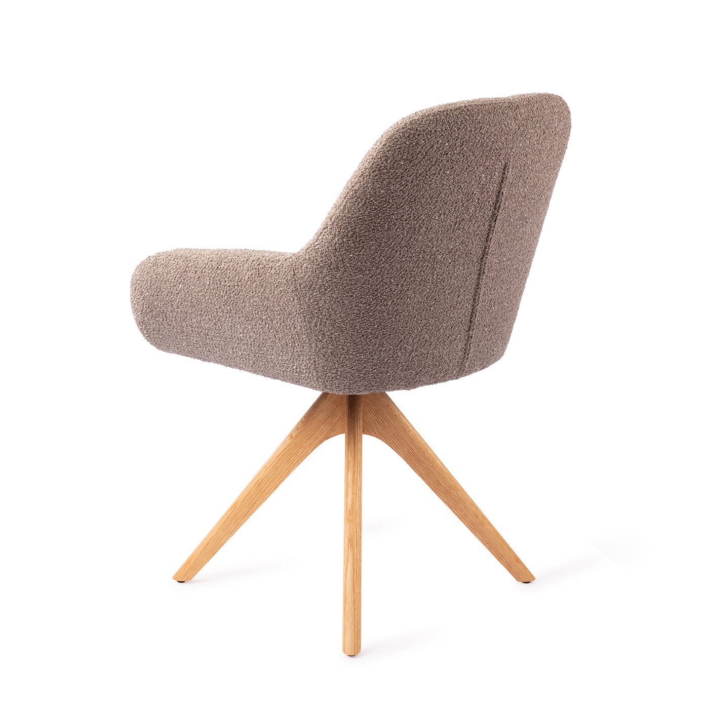 Jesper Home Kushi Stone Haze Eetkamerstoel - Revolve Oak Natural - KwaliteitWonen.nl