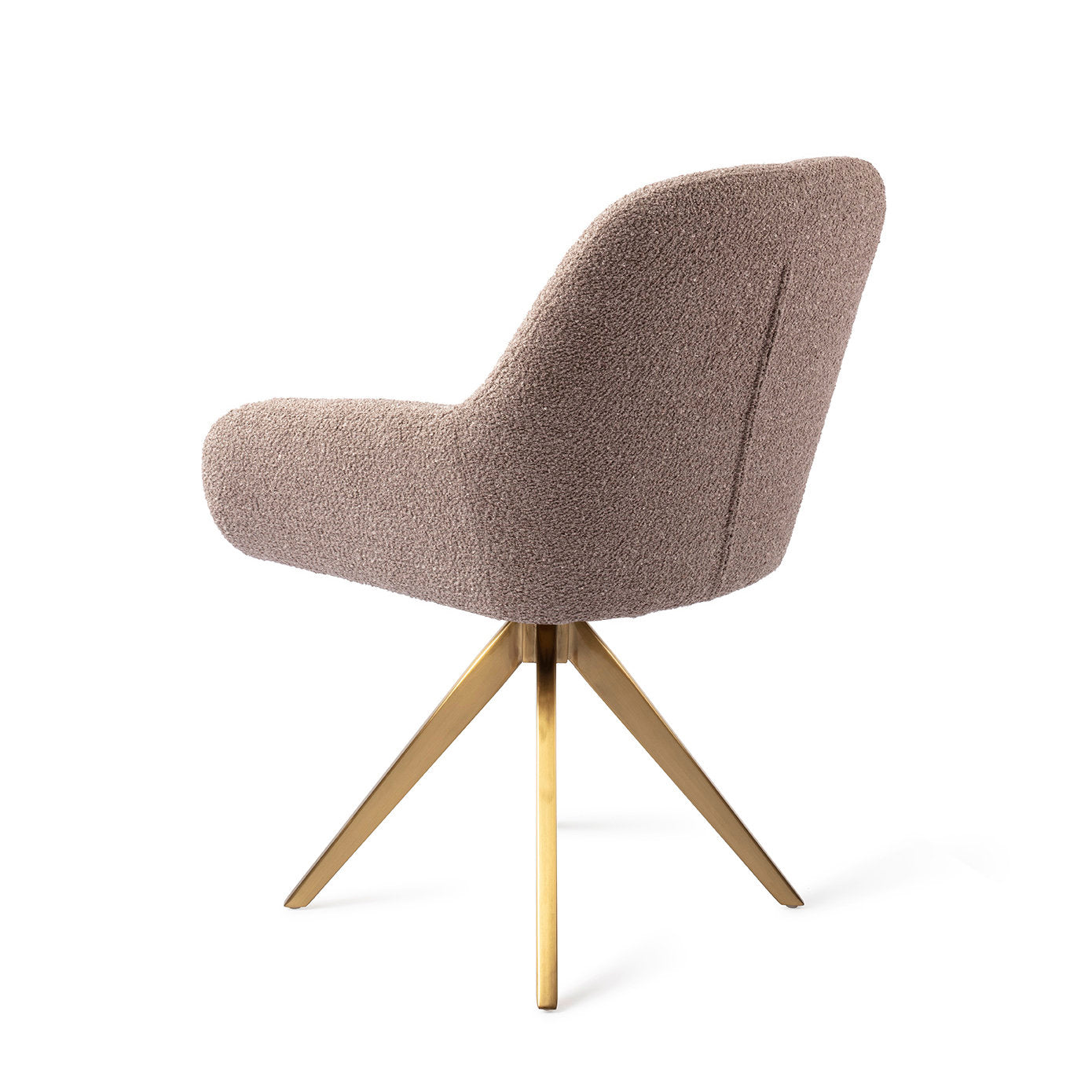 Jesper Home Kushi Stone Haze Eetkamerstoel - Turn Gold - KwaliteitWonen.nl
