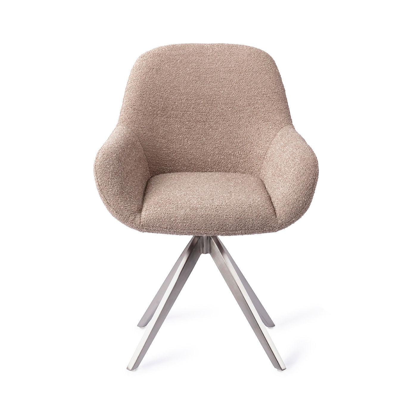 Jesper Home Kushi Stone Haze Eetkamerstoel - Turn Steel - KwaliteitWonen.nl