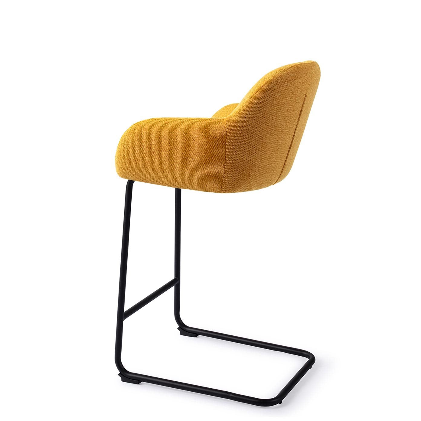 Jesper Home Kushi Sweet Corn Barkruk - Arch Black (L) - KwaliteitWonen.nl