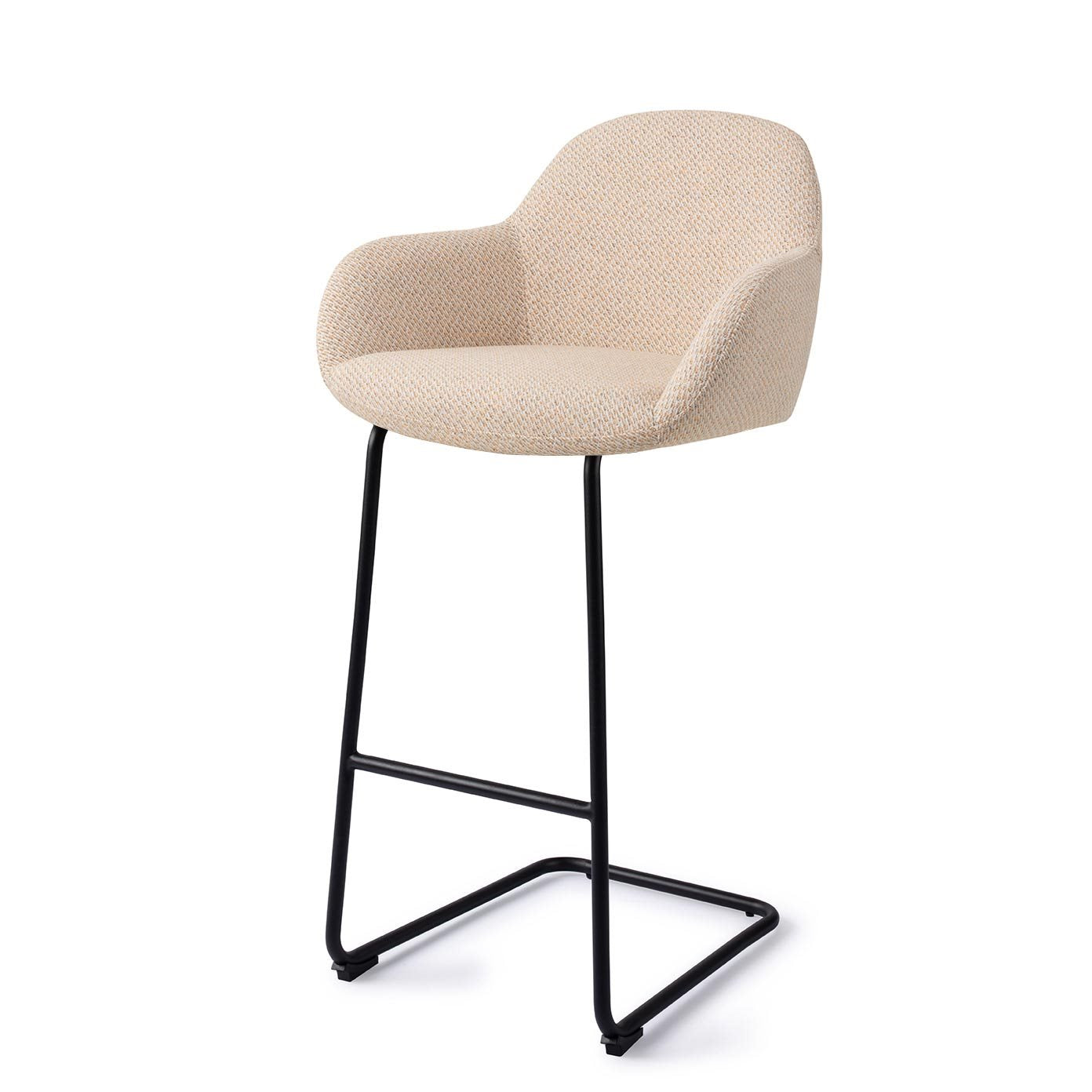 Jesper Home Kushi Trouty Tinge Barkruk - Arch Black (H) - KwaliteitWonen.nl