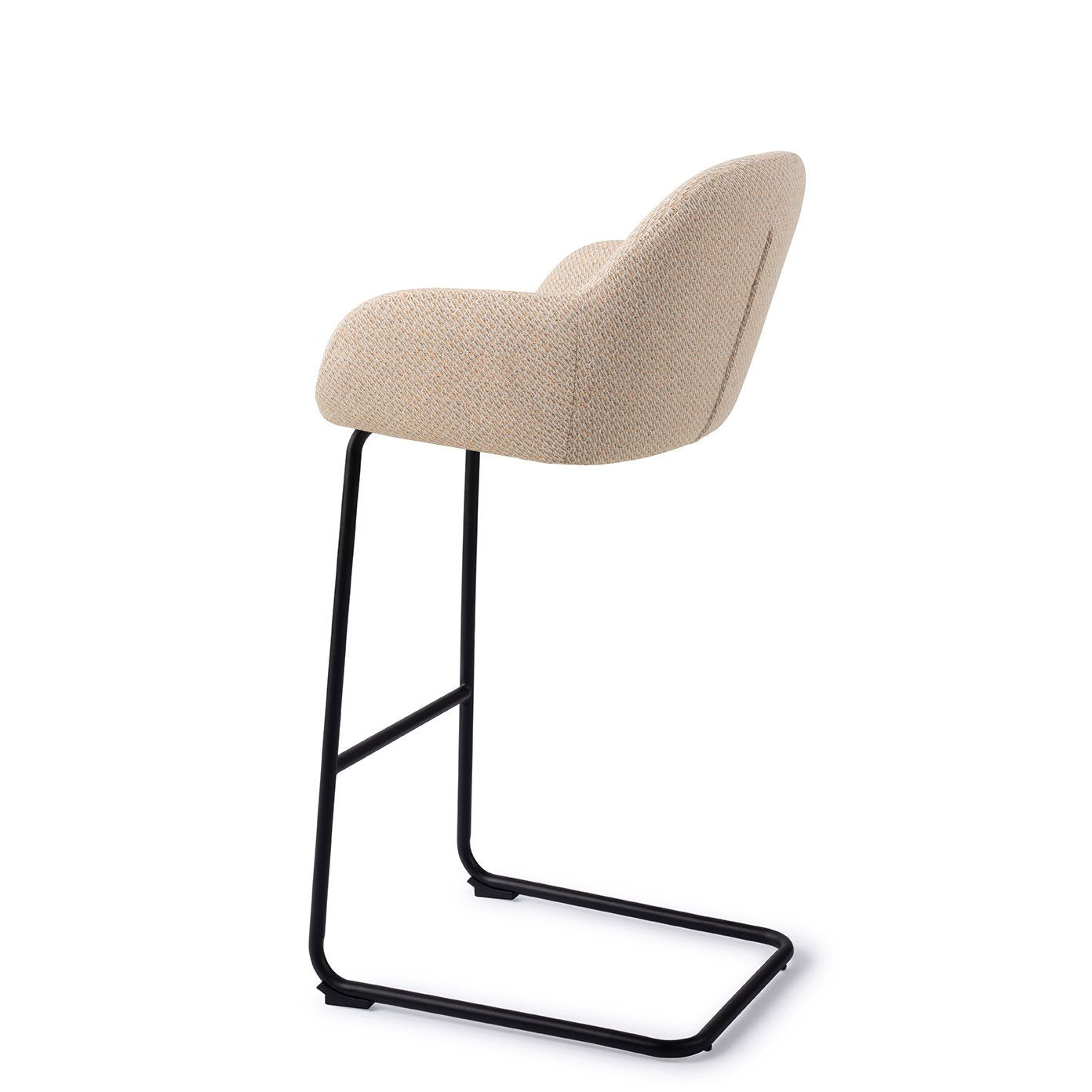 Jesper Home Kushi Trouty Tinge Barkruk - Arch Black (H) - KwaliteitWonen.nl