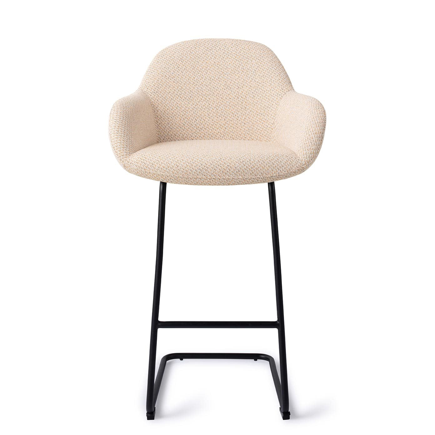 Jesper Home Kushi Trouty Tinge Barkruk - Arch Black (H) - KwaliteitWonen.nl