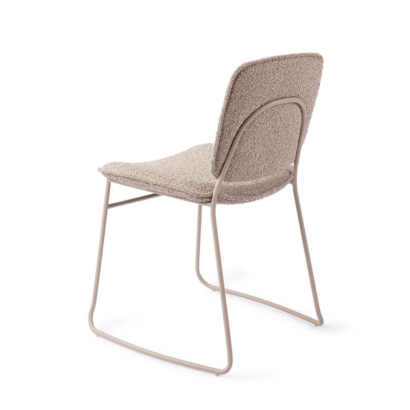 Jesper Home Makio Eetkamerstoel Almond Knit - KwaliteitWonen.nl