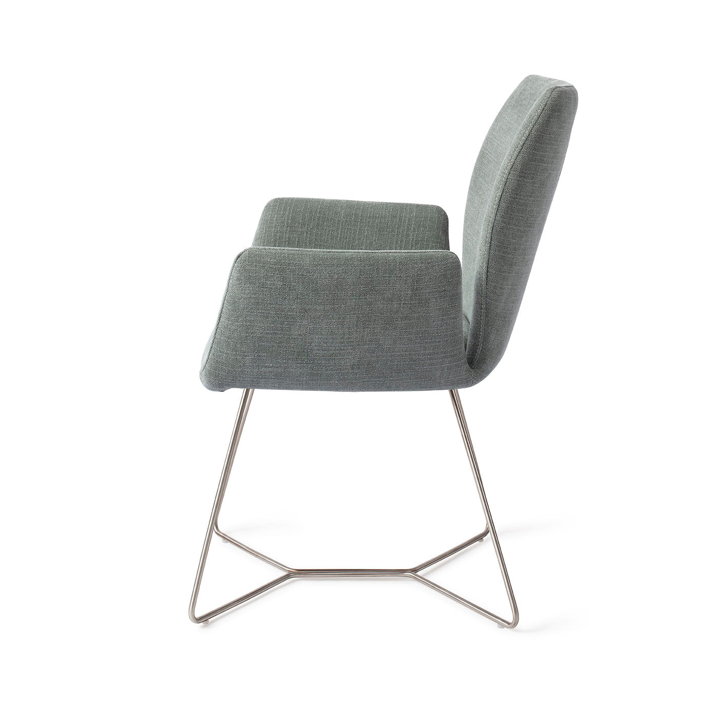 Jesper Home Misaki Breezy Blue Eetkamerstoel - Beehive Steel - KwaliteitWonen.nl
