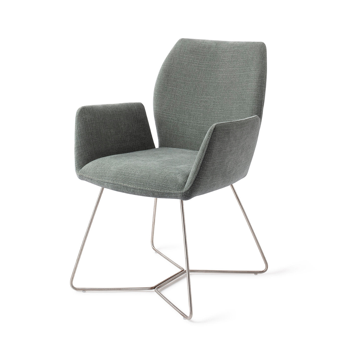 Jesper Home Misaki Breezy Blue Eetkamerstoel - Beehive Steel - KwaliteitWonen.nl