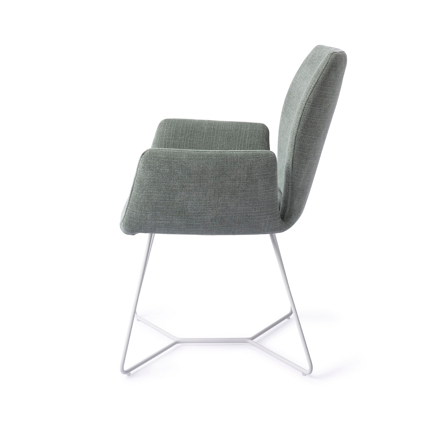Jesper Home Misaki Breezy Blue Eetkamerstoel - Beehive White - KwaliteitWonen.nl