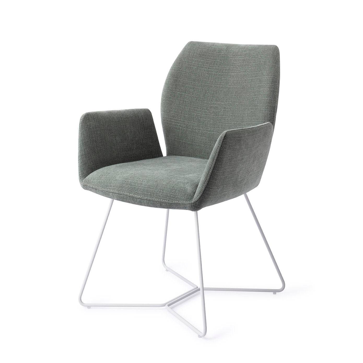 Jesper Home Misaki Breezy Blue Eetkamerstoel - Beehive White - KwaliteitWonen.nl