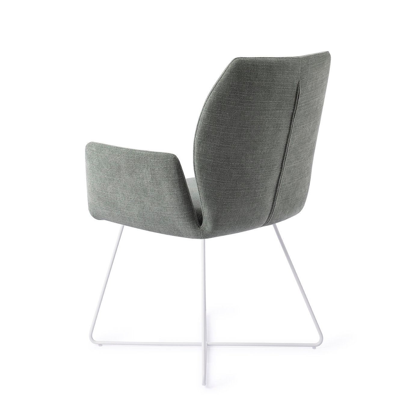Jesper Home Misaki Breezy Blue Eetkamerstoel - Cross White - KwaliteitWonen.nl