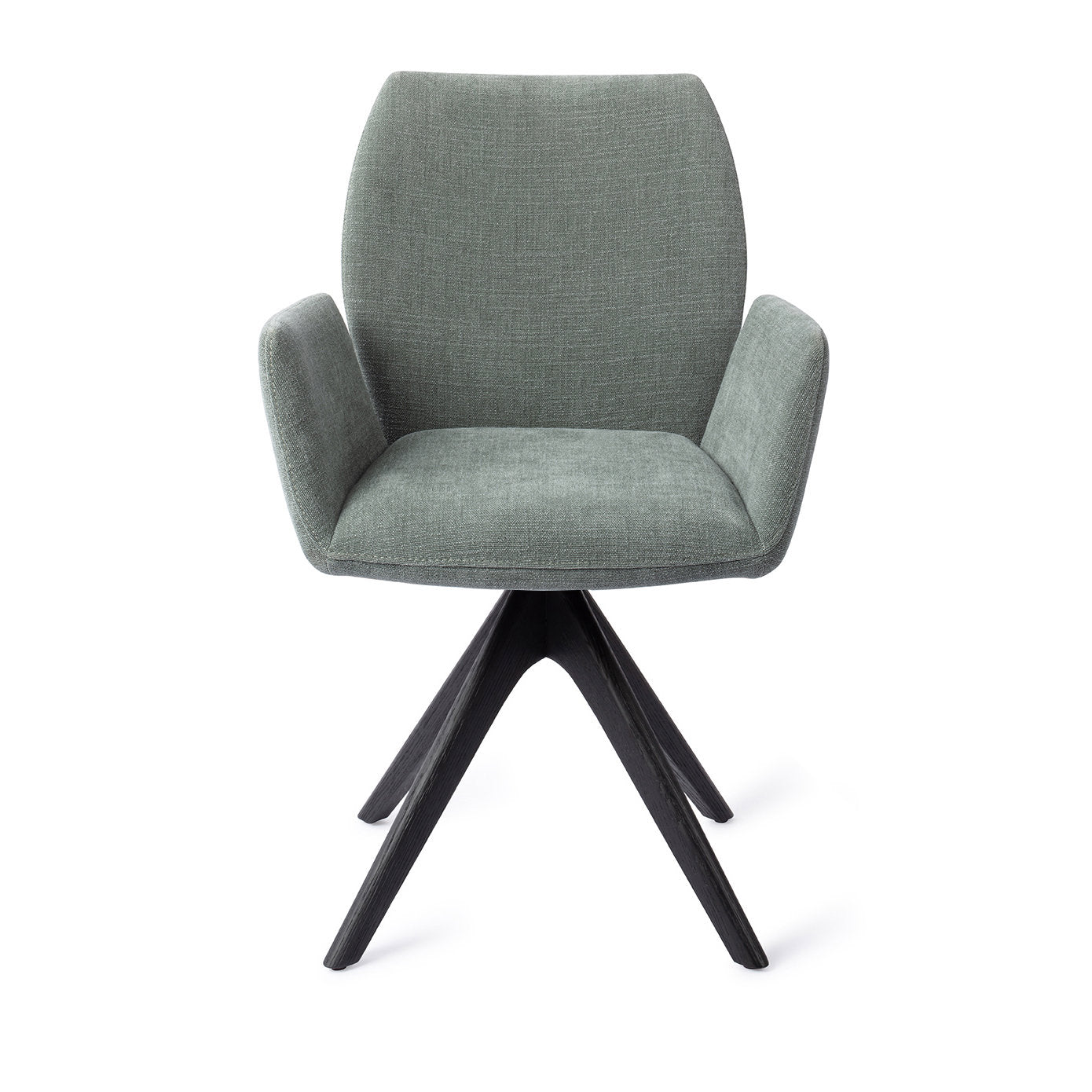 Jesper Home Misaki Breezy Blue Eetkamerstoel - Revolve Oak Black - KwaliteitWonen.nl