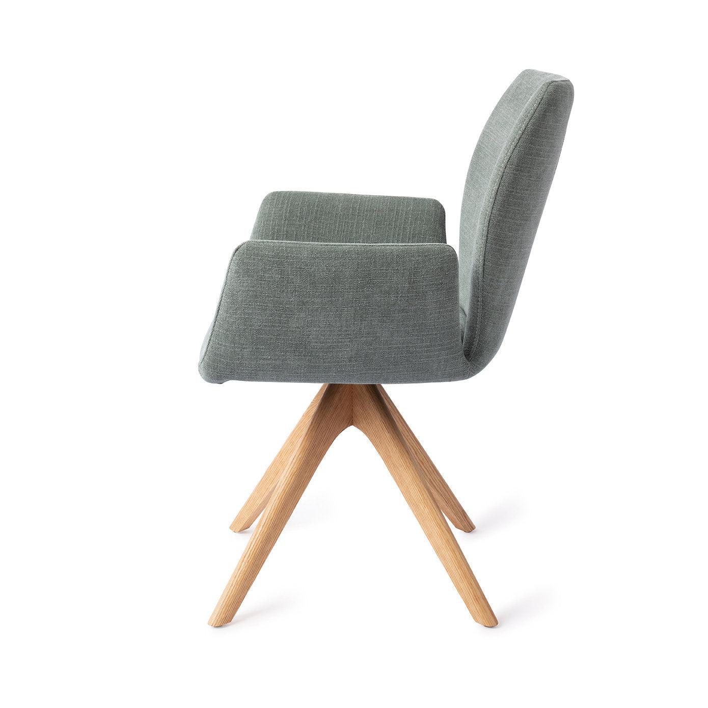 Jesper Home Misaki Breezy Blue Eetkamerstoel - Revolve Oak Natural - KwaliteitWonen.nl