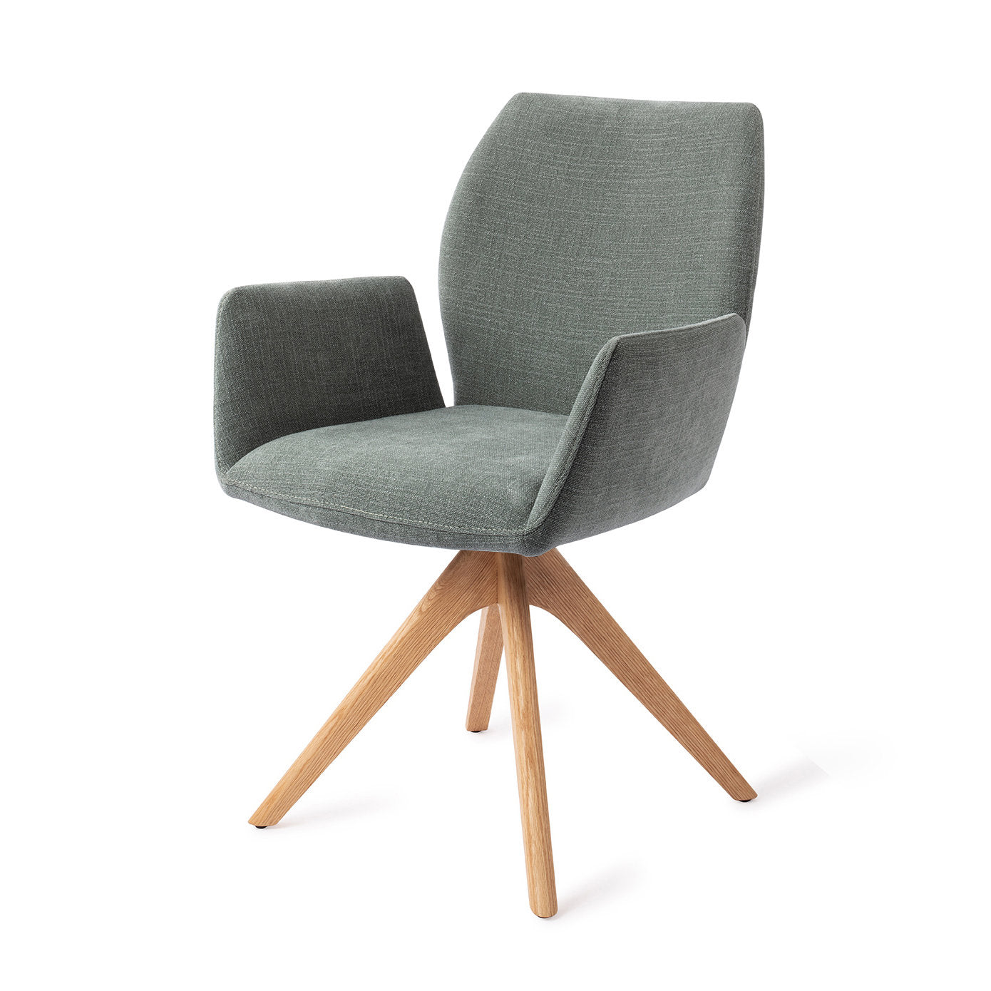 Jesper Home Misaki Breezy Blue Eetkamerstoel - Revolve Oak Natural - KwaliteitWonen.nl
