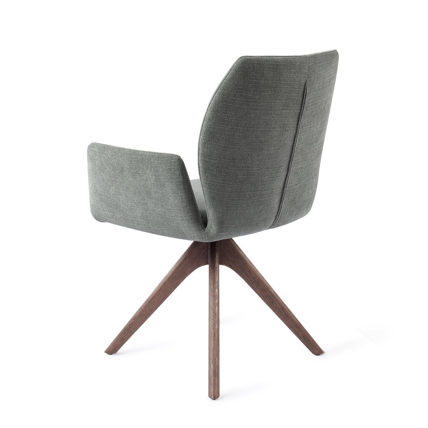 Jesper Home Misaki Breezy Blue Eetkamerstoel - Revolve Oak Walnut - KwaliteitWonen.nl