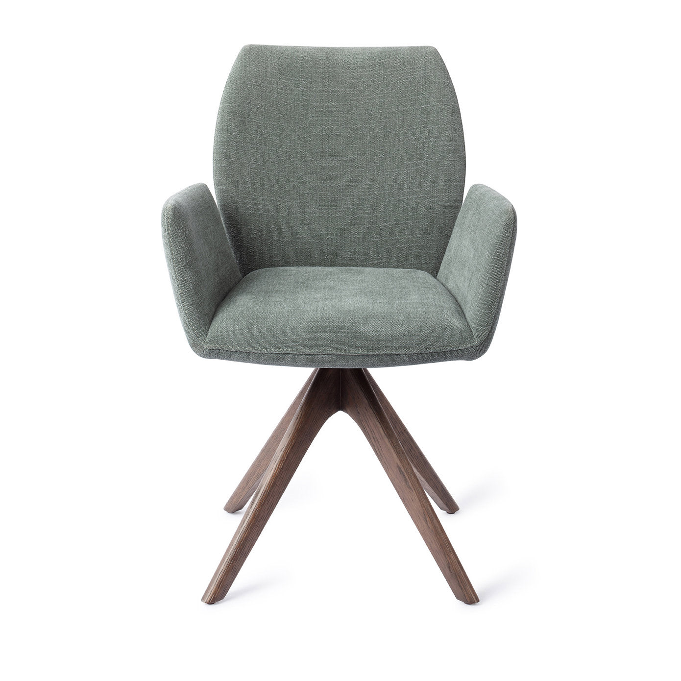 Jesper Home Misaki Breezy Blue Eetkamerstoel - Revolve Oak Walnut - KwaliteitWonen.nl