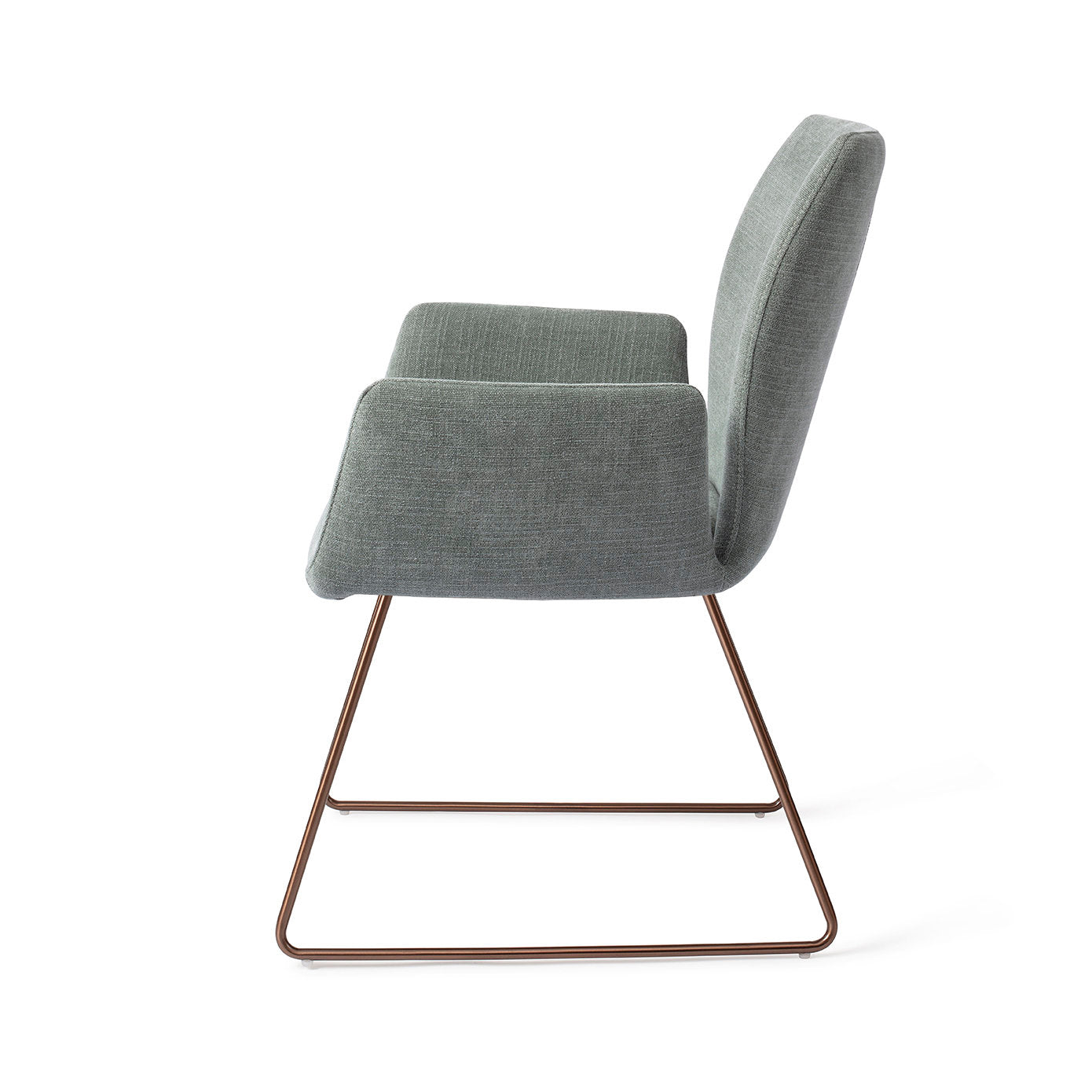 Jesper Home Misaki Breezy Blue Eetkamerstoel - Slide Rose - KwaliteitWonen.nl