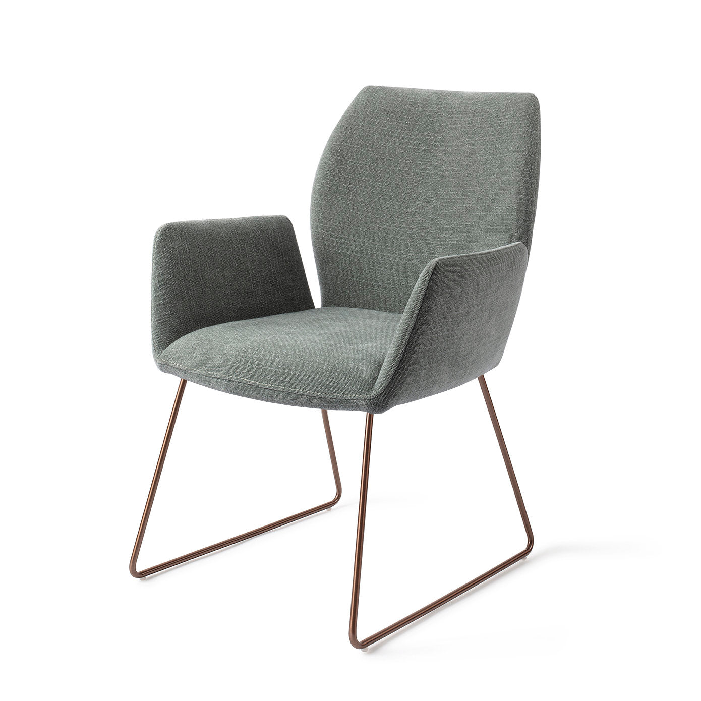 Jesper Home Misaki Breezy Blue Eetkamerstoel - Slide Rose - KwaliteitWonen.nl