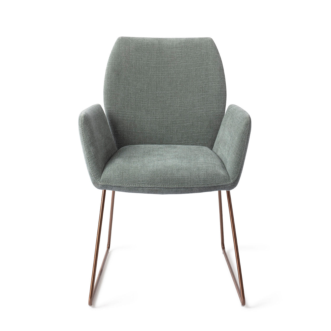 Jesper Home Misaki Breezy Blue Eetkamerstoel - Slide Rose - KwaliteitWonen.nl