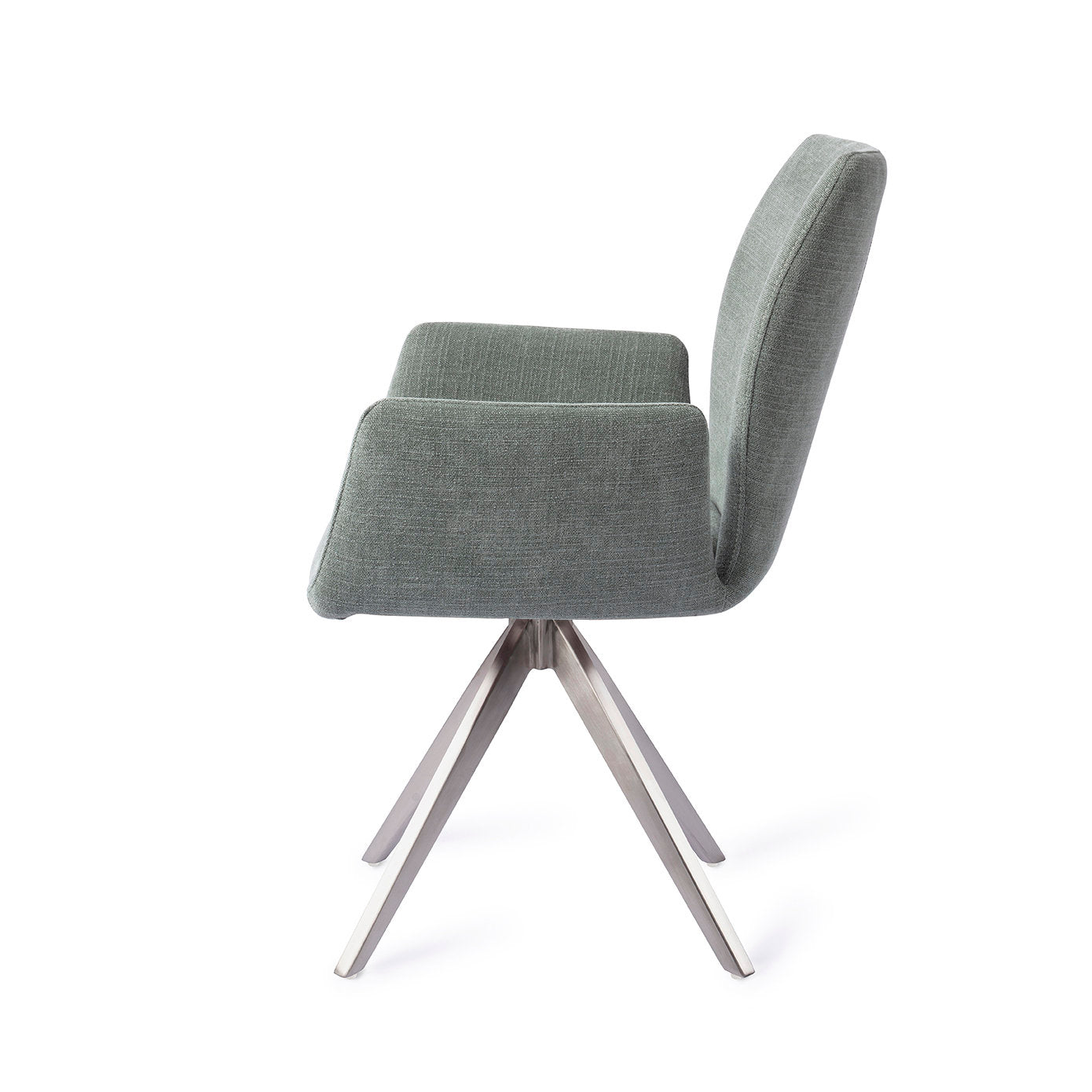 Jesper Home Misaki Breezy Blue Eetkamerstoel - Turn Steel - KwaliteitWonen.nl