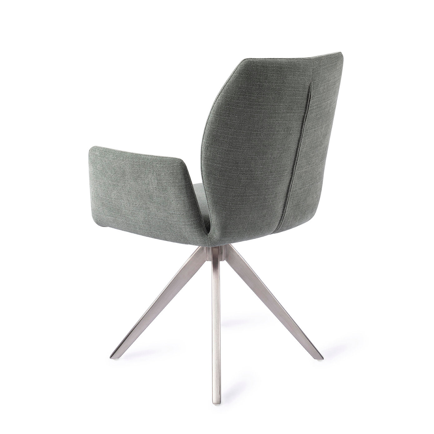 Jesper Home Misaki Breezy Blue Eetkamerstoel - Turn Steel - KwaliteitWonen.nl