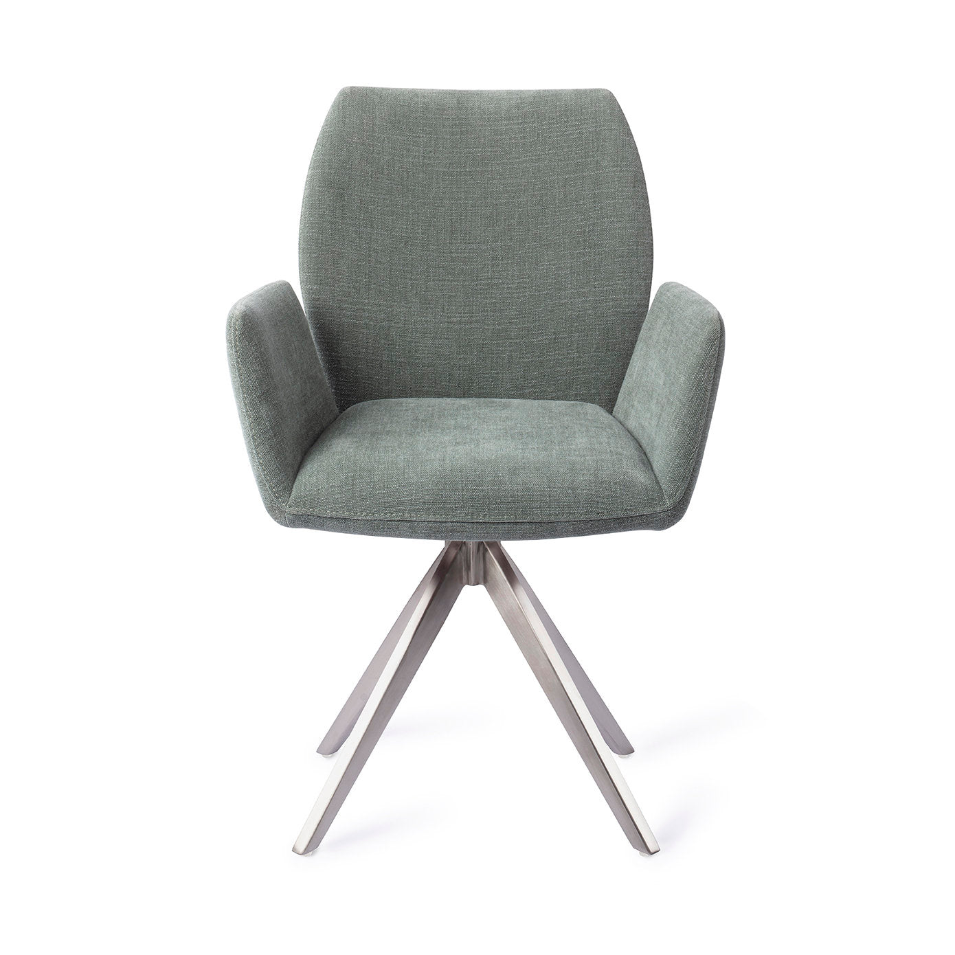 Jesper Home Misaki Breezy Blue Eetkamerstoel - Turn Steel - KwaliteitWonen.nl