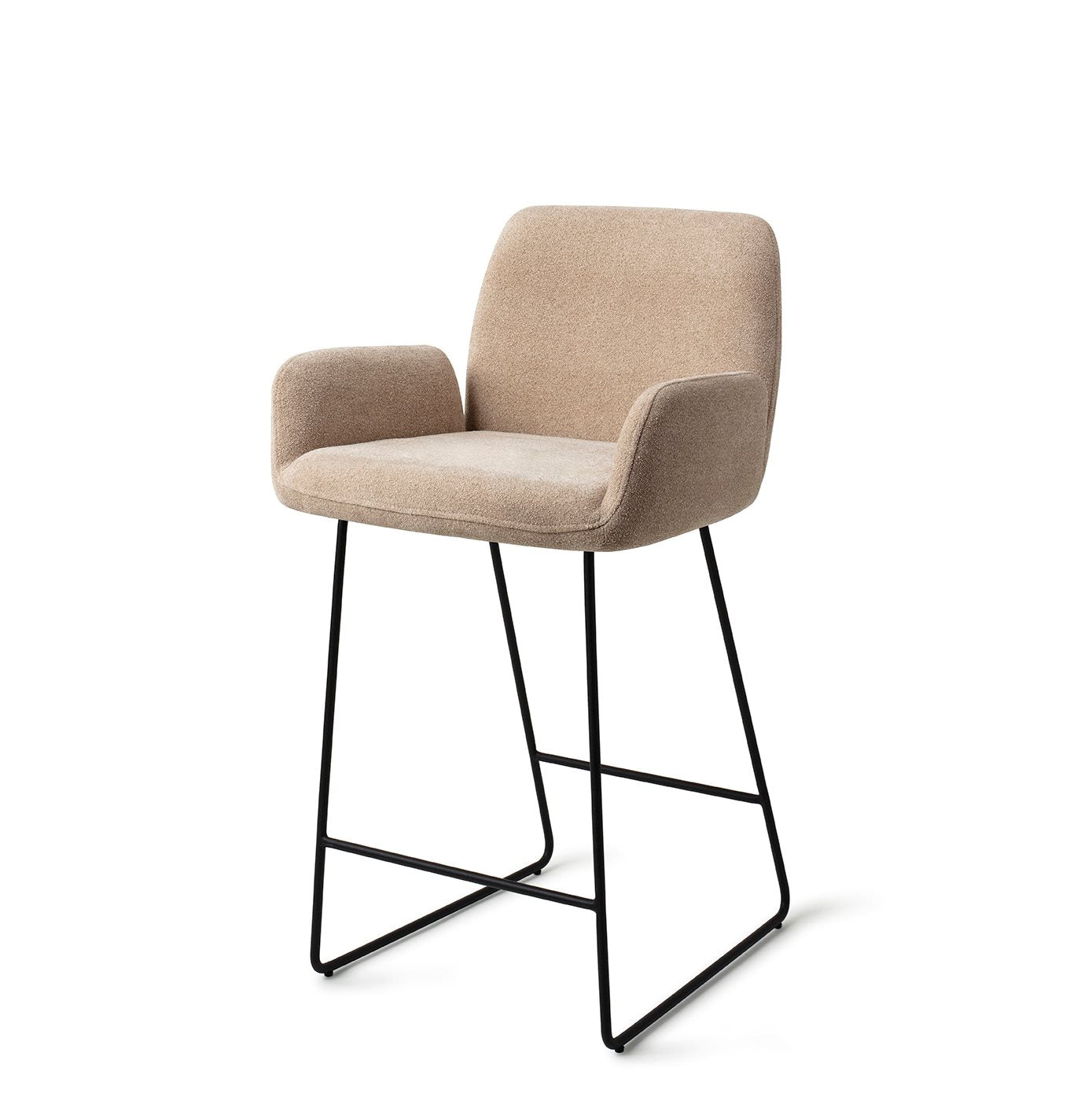 Jesper Home Misaki Funky Fudge Barkruk - Slide Black (L) - KwaliteitWonen.nl