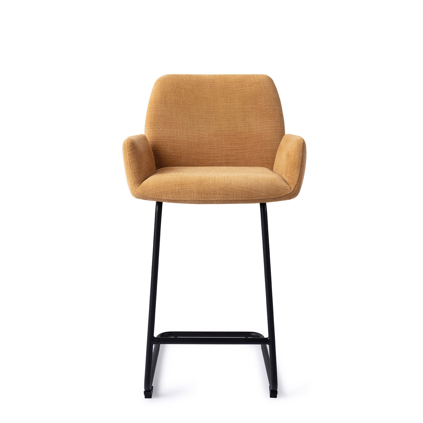 Jesper Home Misaki Honey Harvest Barkruk (L) - Counter Arch Black - KwaliteitWonen.nl
