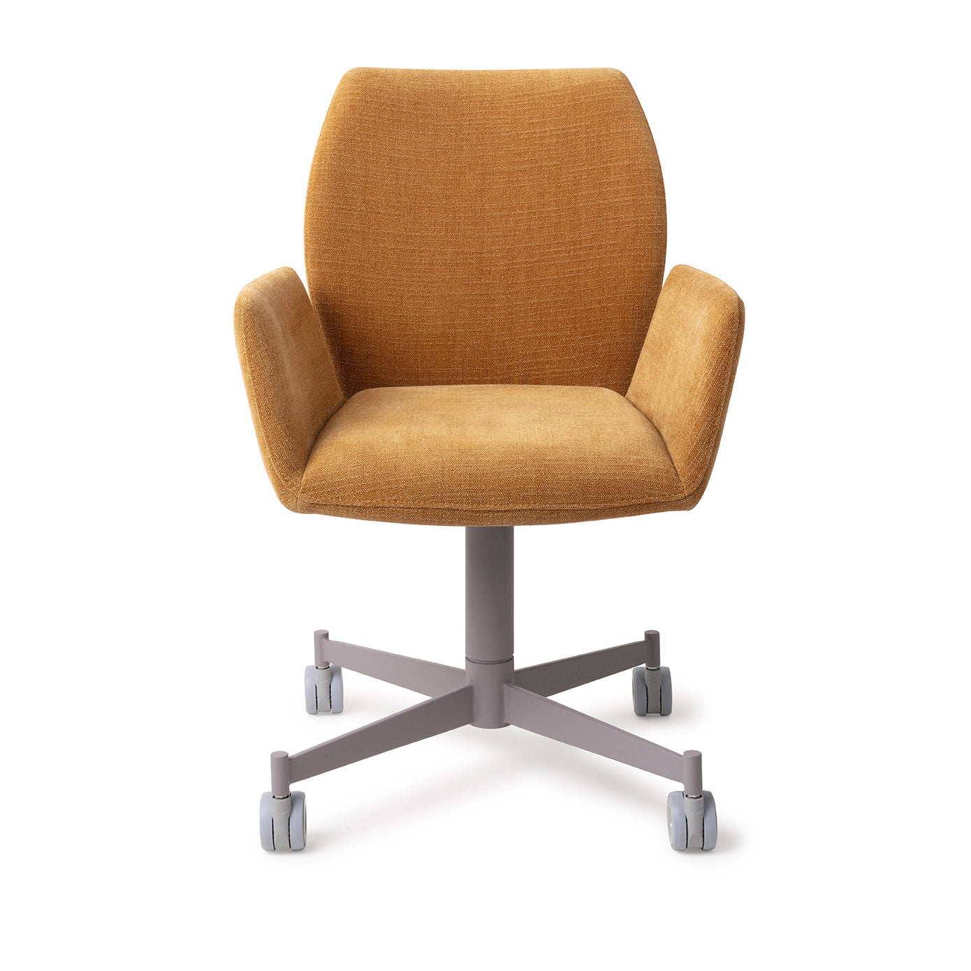 Jesper Home Misaki Honey Harvest Eetkamerstoel - Caster Grey - KwaliteitWonen.nl