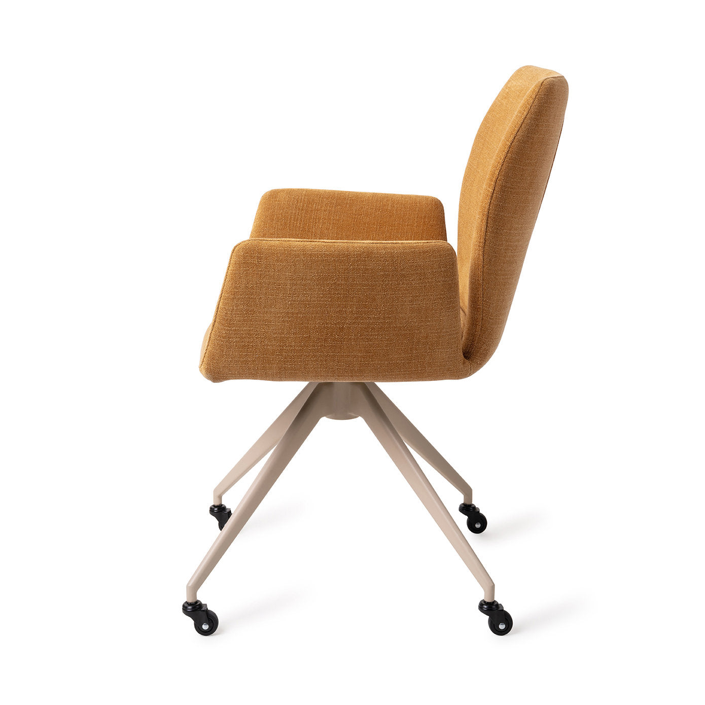 Jesper Home Misaki Honey Harvest Eetkamerstoel - Glide Beige - KwaliteitWonen.nl