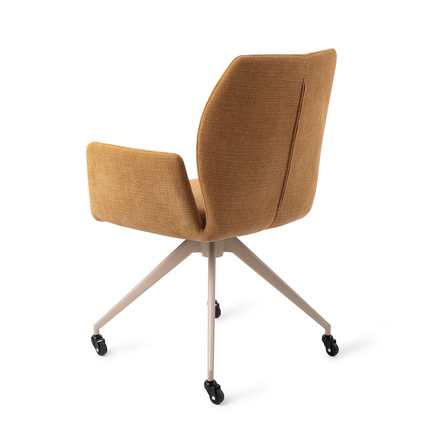Jesper Home Misaki Honey Harvest Eetkamerstoel - Glide Beige - KwaliteitWonen.nl