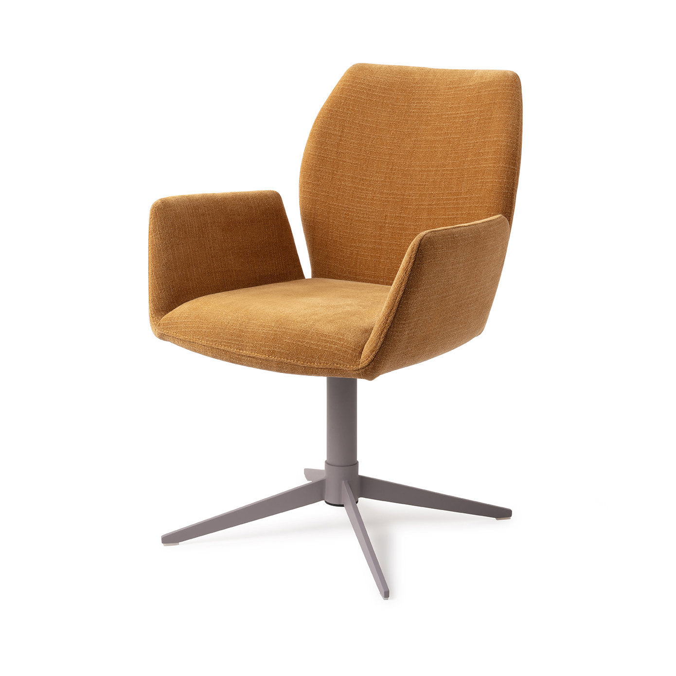 Jesper Home Misaki Honey Harvest Eetkamerstoel - Quad Grey - KwaliteitWonen.nl
