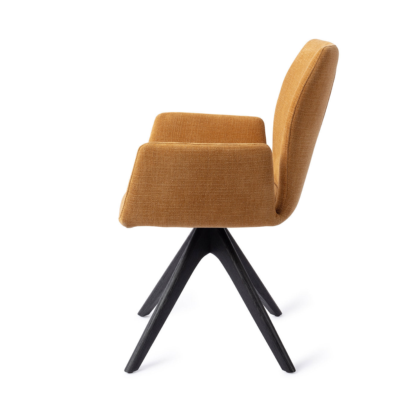 Jesper Home Misaki Honey Harvest Eetkamerstoel - Revolve Oak Black - KwaliteitWonen.nl