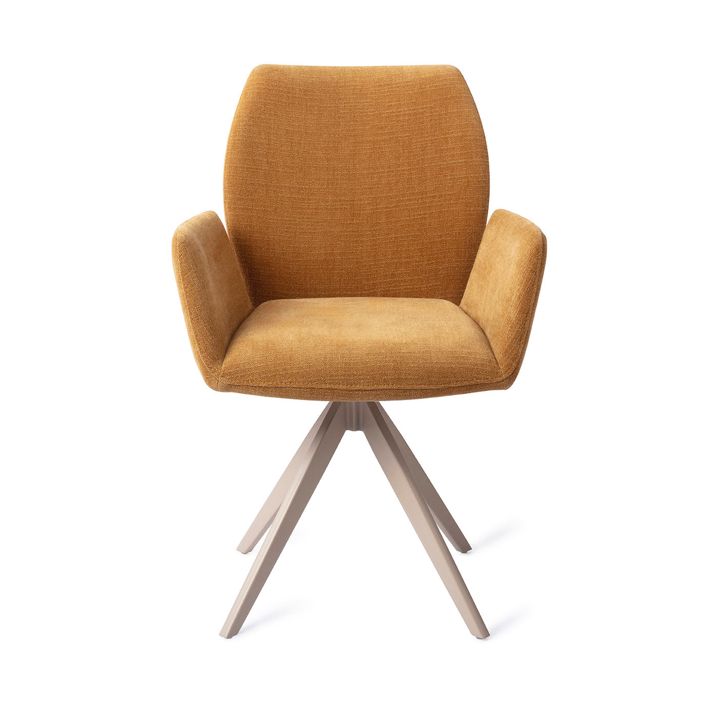 Jesper Home Misaki Honey Harvest Eetkamerstoel - Turn Beige - KwaliteitWonen.nl