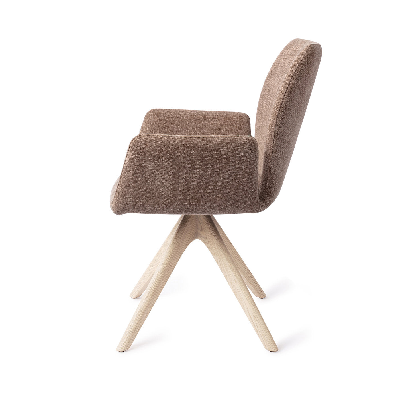 Jesper Home Misaki Mocha Mist Eetkamerstoel - Revolve Oak Bleach - KwaliteitWonen.nl
