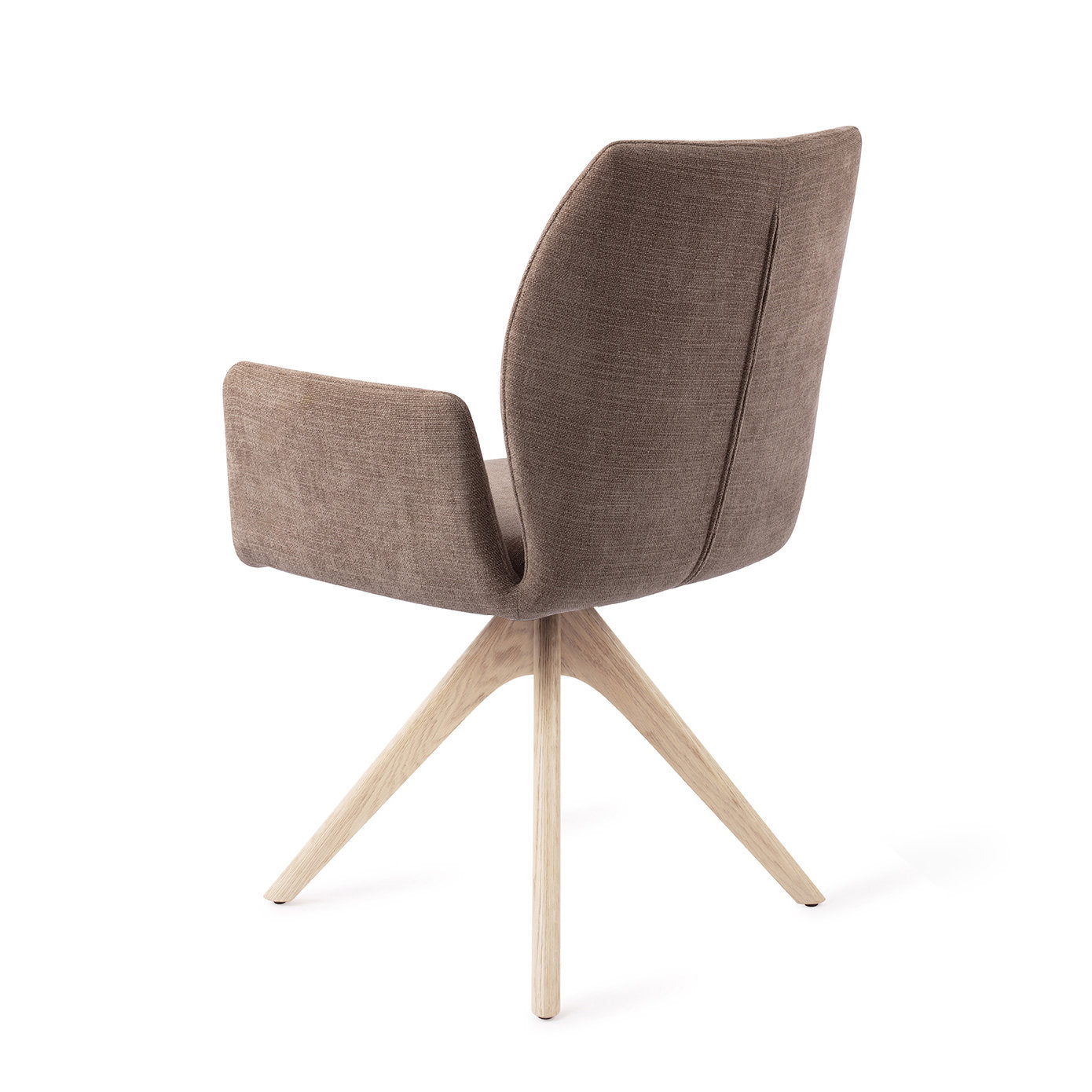 Jesper Home Misaki Mocha Mist Eetkamerstoel - Revolve Oak Bleach - KwaliteitWonen.nl