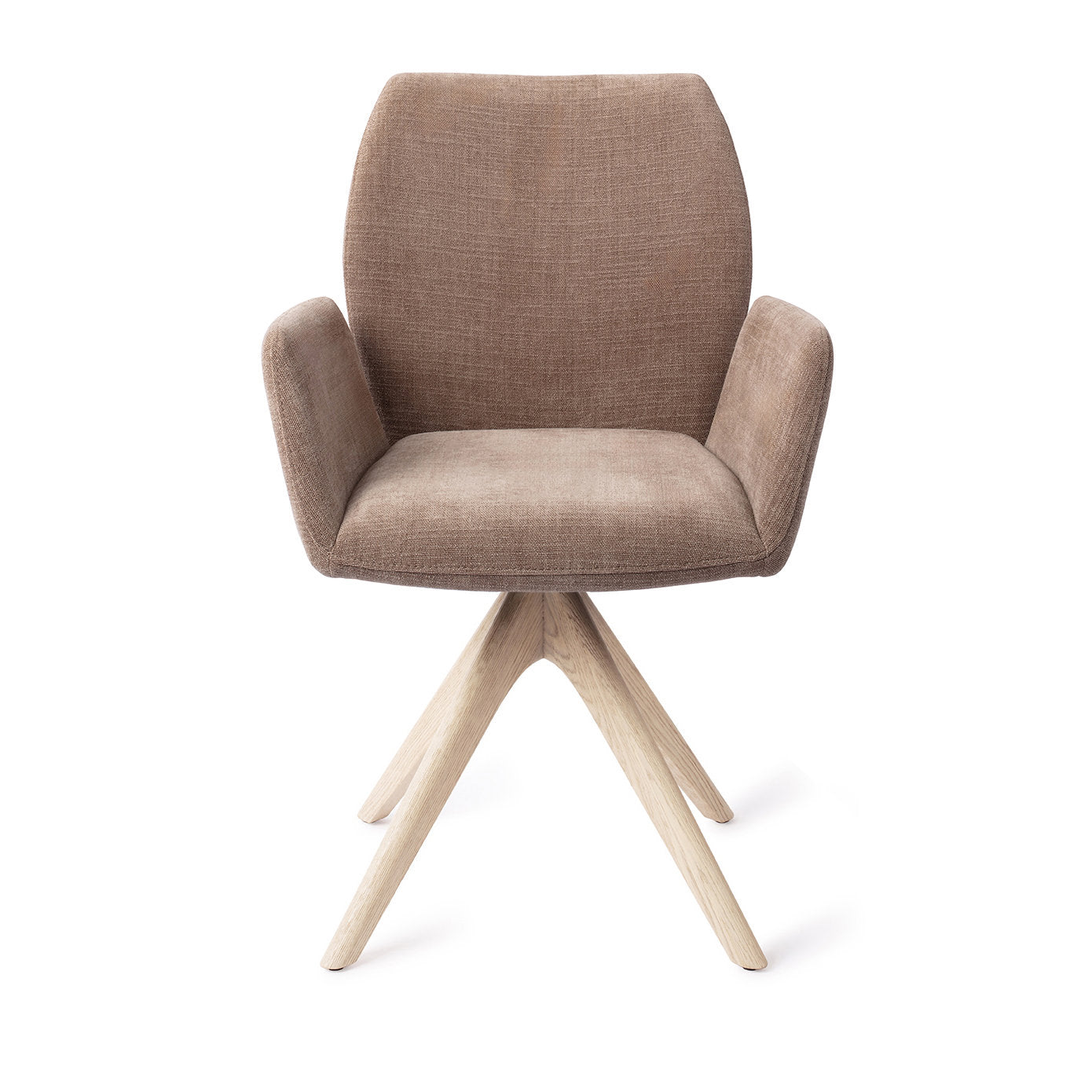 Jesper Home Misaki Mocha Mist Eetkamerstoel - Revolve Oak Bleach - KwaliteitWonen.nl